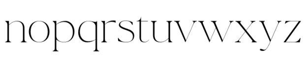 La Luxes Extra Light Font LOWERCASE