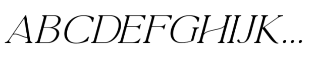 La Luxes Italic Font UPPERCASE