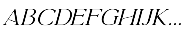 La Luxes Medium Italic Font UPPERCASE
