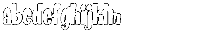 La Magie Du Rivage Gris Outline FONT