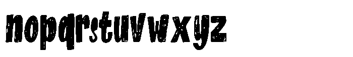 La Magie Du Rivage Gris Regular Font LOWERCASE