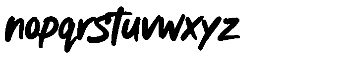 La Massima One Font LOWERCASE