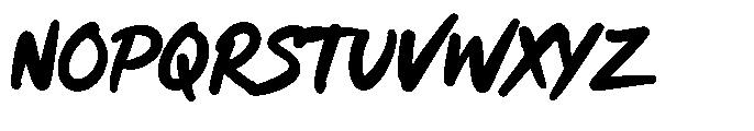 La Massima Three Font LOWERCASE