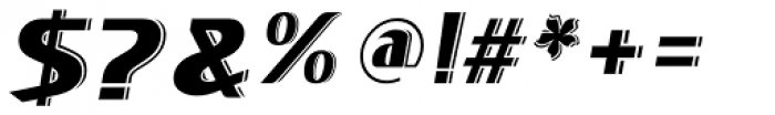 La Mesa Italic Font OTHER CHARS