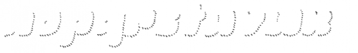 La Mona Pro Shadow Hand Line Italic Font LOWERCASE