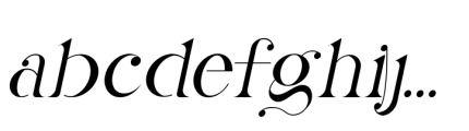 La Obrige Family Serif Italic FONT