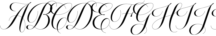 La Primera Italic Font UPPERCASE