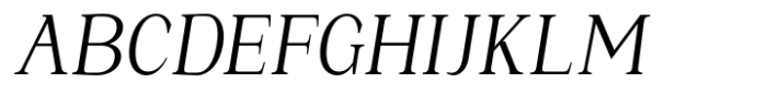 La Rochelle Condensed Italic Font UPPERCASE