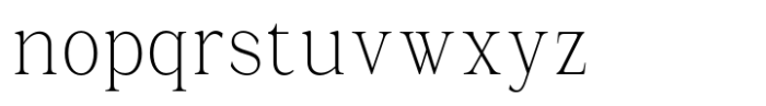La Rochelle Extra Light Condensed Font LOWERCASE
