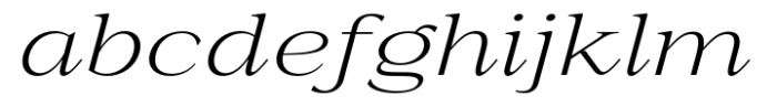 La Rochelle Extra Light Expanded Italic FONT