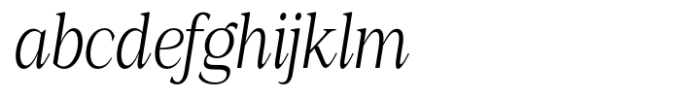 La Rochelle Light Condensed Italic FONT