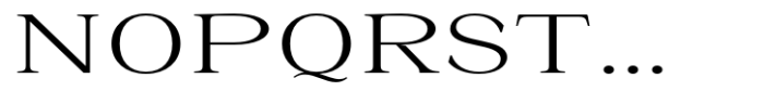 La Rochelle Light Expanded Font UPPERCASE