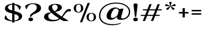 La Rochelle Semi Bold Expanded Font OTHER CHARS
