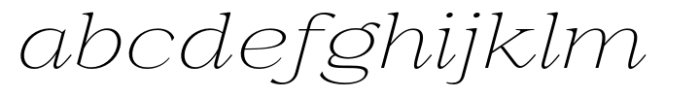 La Rochelle Thin Expanded Italic FONT