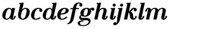 LaBodoni Bold Italic Font LOWERCASE