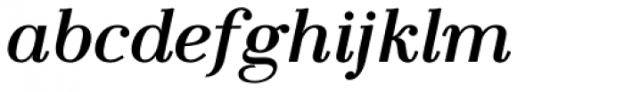 LaBodoni Medium Italic Font LOWERCASE
