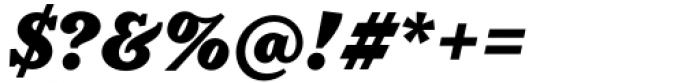 LaFarge Black Italic Font OTHER CHARS