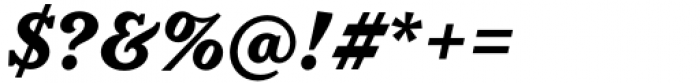 LaFarge Bold Italic Font OTHER CHARS