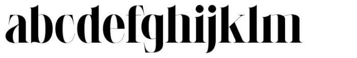 LaRuja Extra Bold Font LOWERCASE