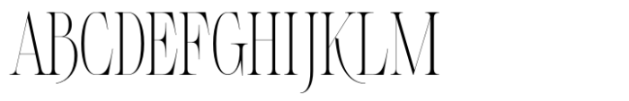 LaRuja Thin Font UPPERCASE