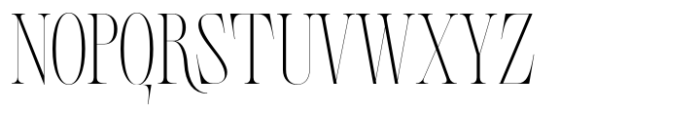 LaRuja Thin Font UPPERCASE