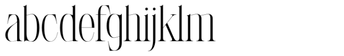 LaRuja Ultra Light Font LOWERCASE