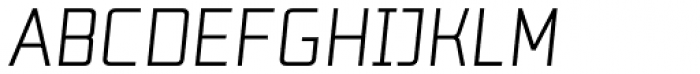Lab Sans Pro Light Italic Font UPPERCASE
