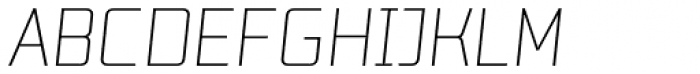 Lab Sans Pro UltraLight Italic Font UPPERCASE