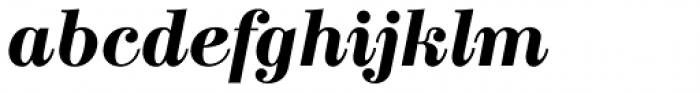 Labernia Black Italic Font LOWERCASE