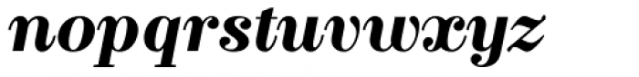 Labernia Black Italic Font LOWERCASE