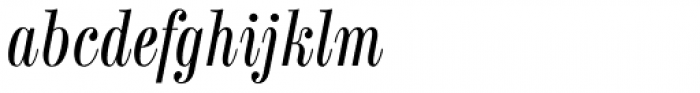 Labernia Condensed Book Italic Font LOWERCASE