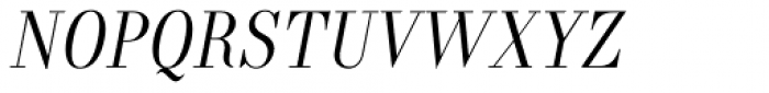 Labernia Condensed Light Italic Font UPPERCASE