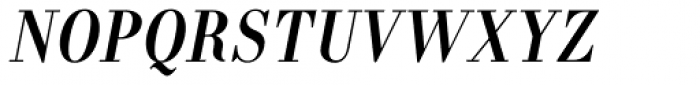 Labernia Condensed Regular Italic Font UPPERCASE