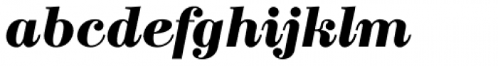 Labernia Heavy Italic Font LOWERCASE