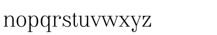 Labernia Light Font LOWERCASE