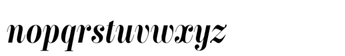Labernia TitCond Demi Bold Italic Font LOWERCASE