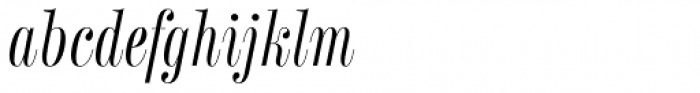 Labernia TitCond Light Italic Font LOWERCASE
