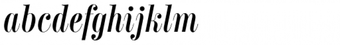 Labernia TitCond Regular Italic Font LOWERCASE