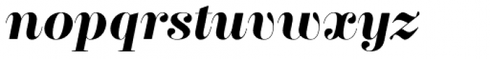 Labernia Titling Black Italic Font LOWERCASE