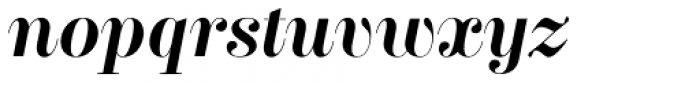 Labernia Titling Bold Italic Font LOWERCASE
