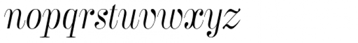 Labernia Titling Light Italic Font LOWERCASE