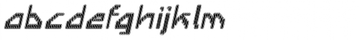 Labolg Inline Italic Font LOWERCASE