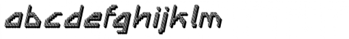 Labolg Negative Italic Font LOWERCASE