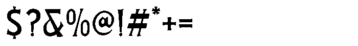 Labujack Regular Font OTHER CHARS