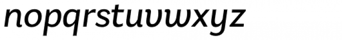 Laca Pro Regular Italic Font LOWERCASE