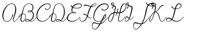 Lace Font UPPERCASE