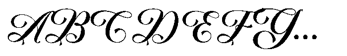 Lacheyard Script Font UPPERCASE