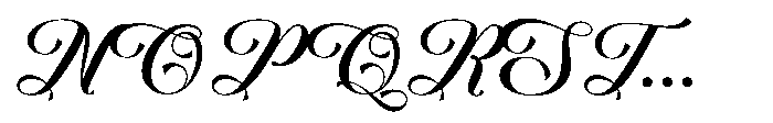 Lacheyard Script Font UPPERCASE