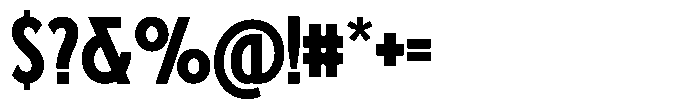 Lacore Font OTHER CHARS