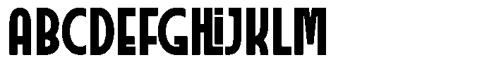 Lacore Font UPPERCASE